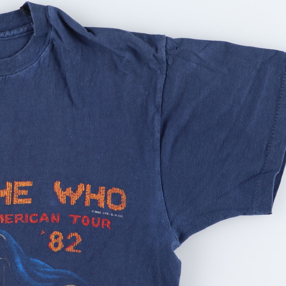 古着 80年代 UNKNOWN THE WHO ザフー NORTH AMERICAN TOUR '82 両面