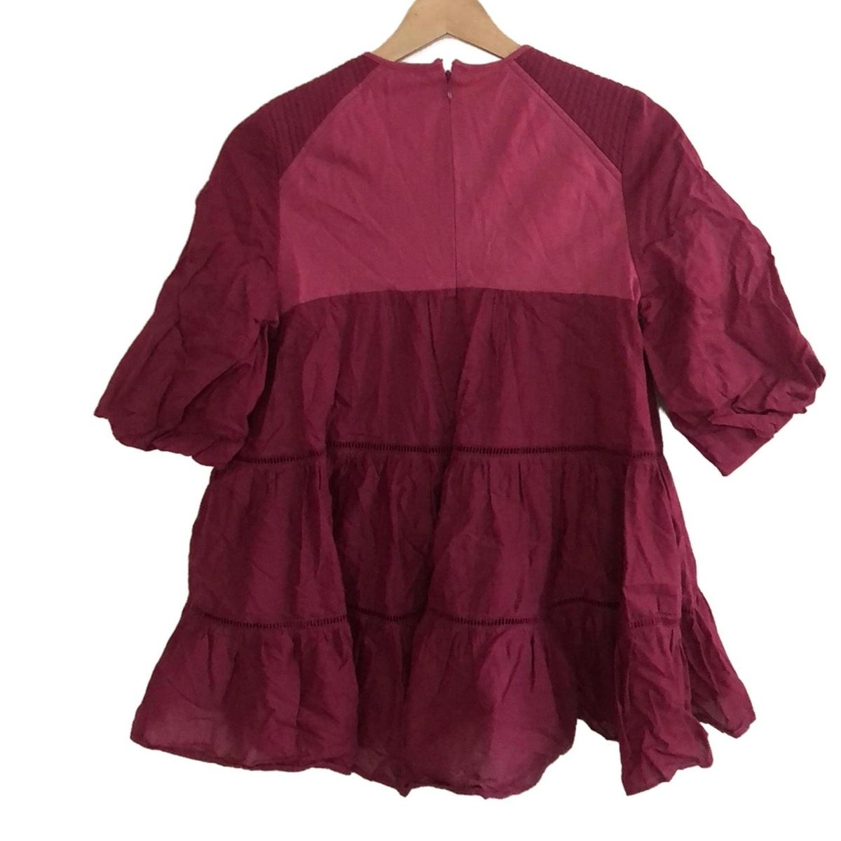 BORDERS at BALCONY ボーダーズアットバルコニー チュニック サイズ36 S レディース - ピンク クルーネック 半袖