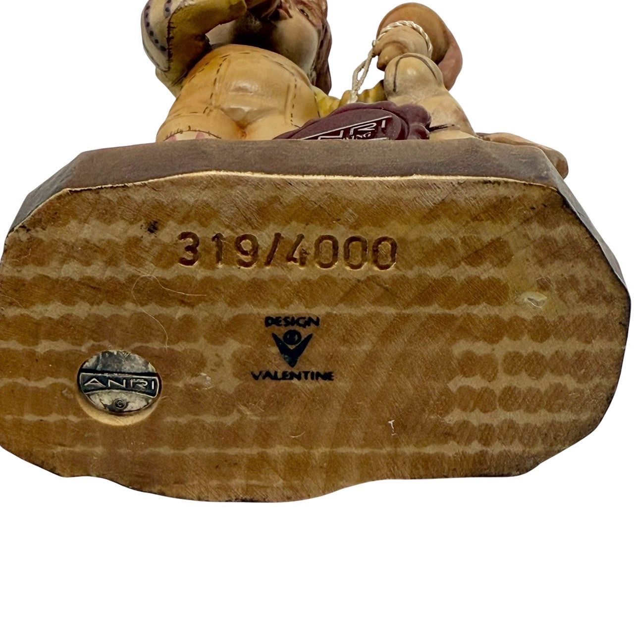 ☆送料無料 美品 希少品!! ANRI アンリ サラ・ケイ 木彫り人形 Sweet