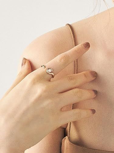 ピンクゴールド_13 エテ ete パール リングカフ 821375-821376