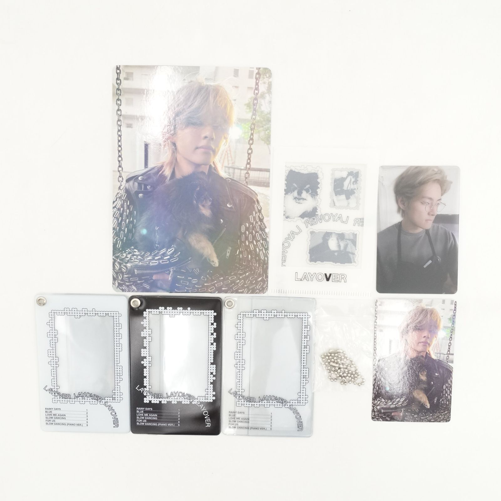 防弾少年団(BTS) - 未開封 Weverse アーリーバード特典 V Layoverトレカ ホルダー BTS V LAYOVER WEVERSE POB -EARLY BIRD -PHOTOCARD -STANDEE