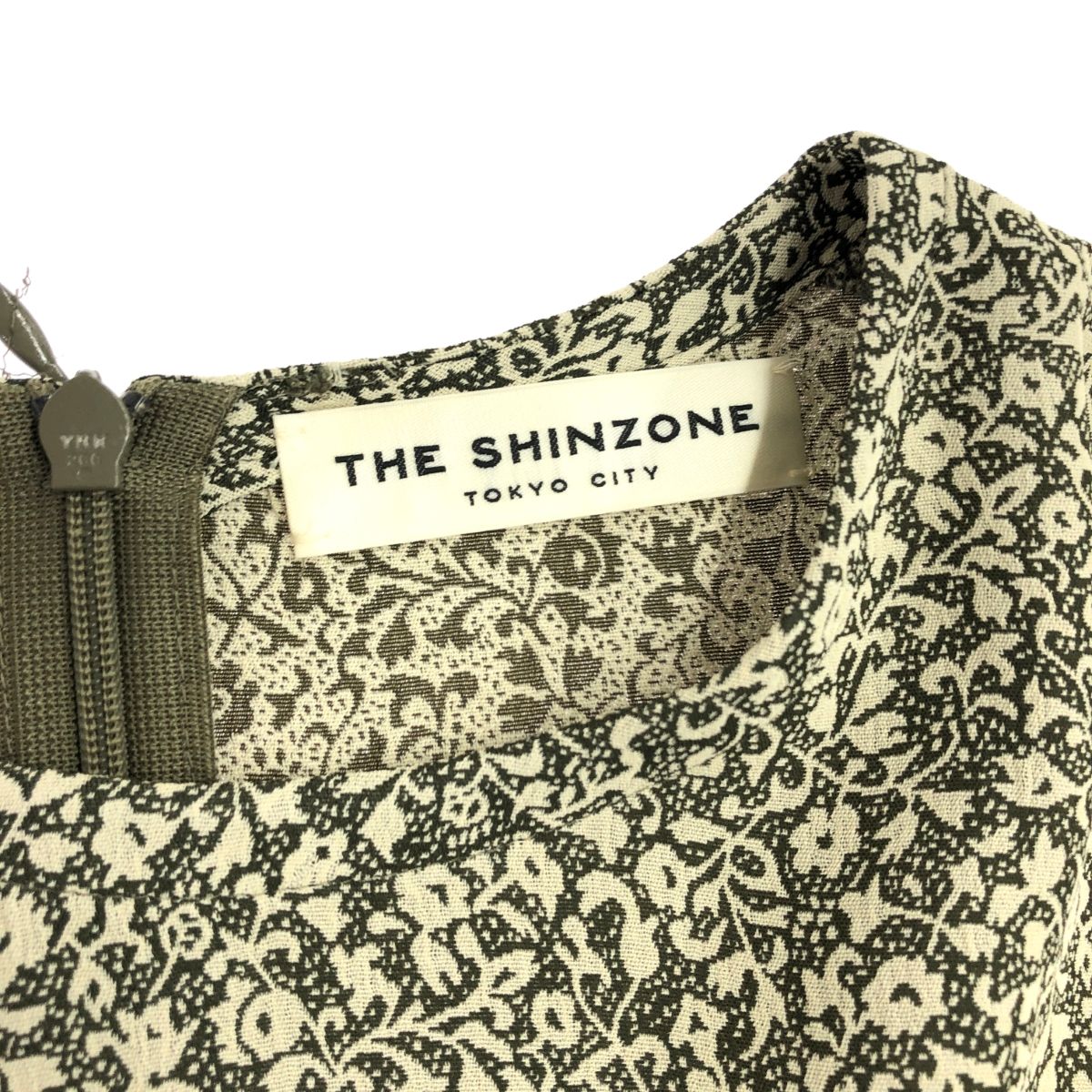 THE SHINZONE シンゾーン 切替ギャザーアラベスク オールインワン 