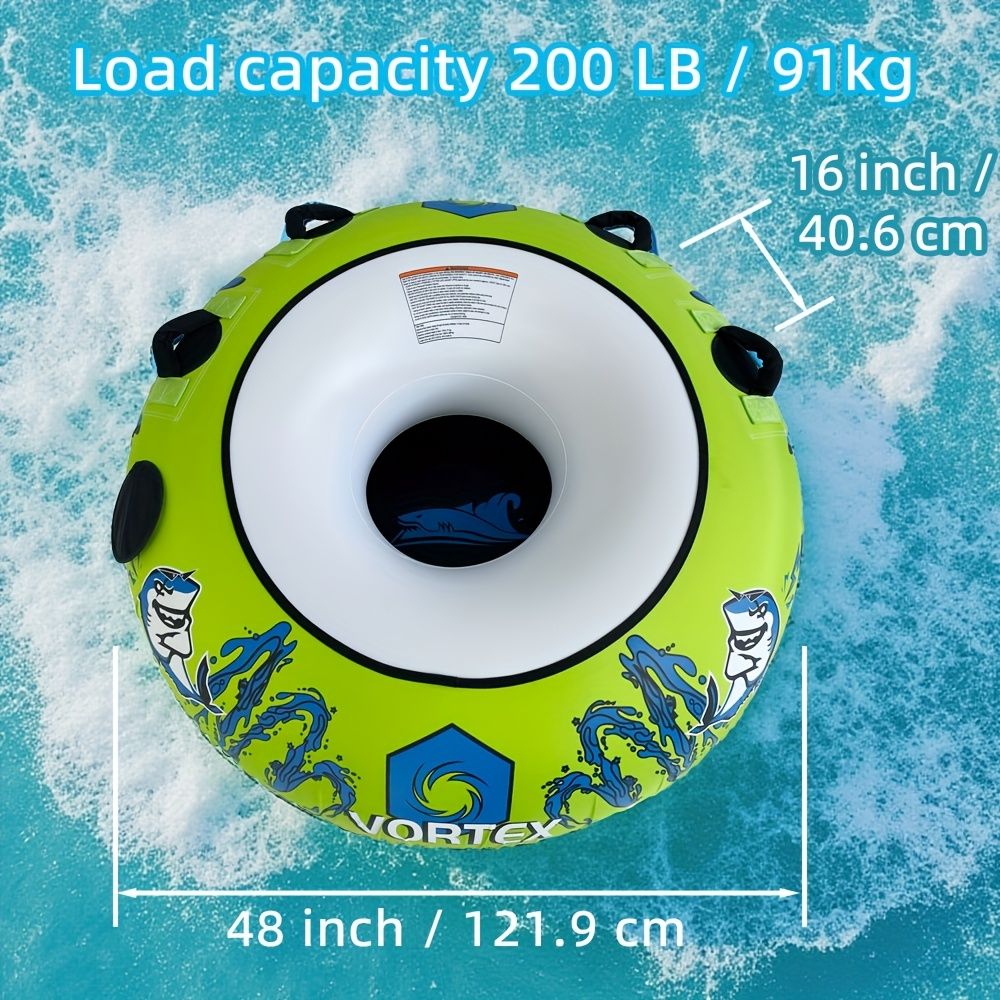 ボート用121.92cmインフレータブルトーブ ヘビーデューティウォータースポーツラフト