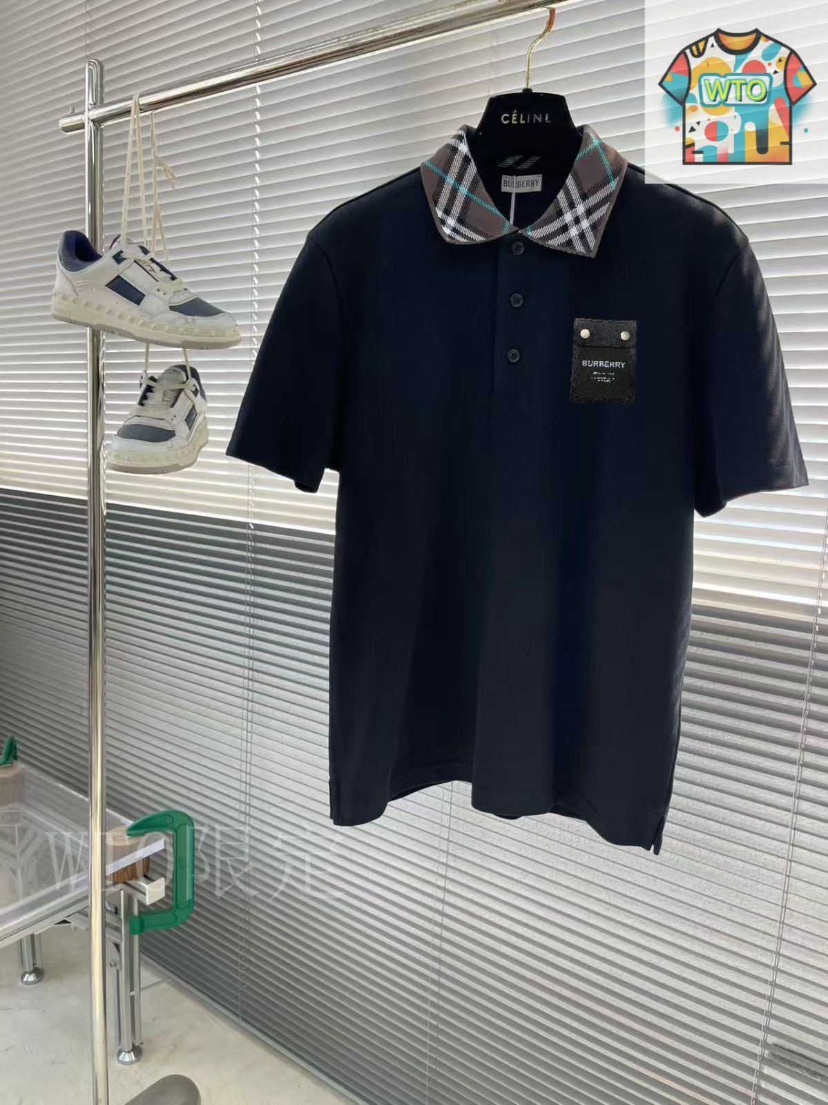 今日特価】BURBERRY サマーポロシャツ-3 - メルカリ