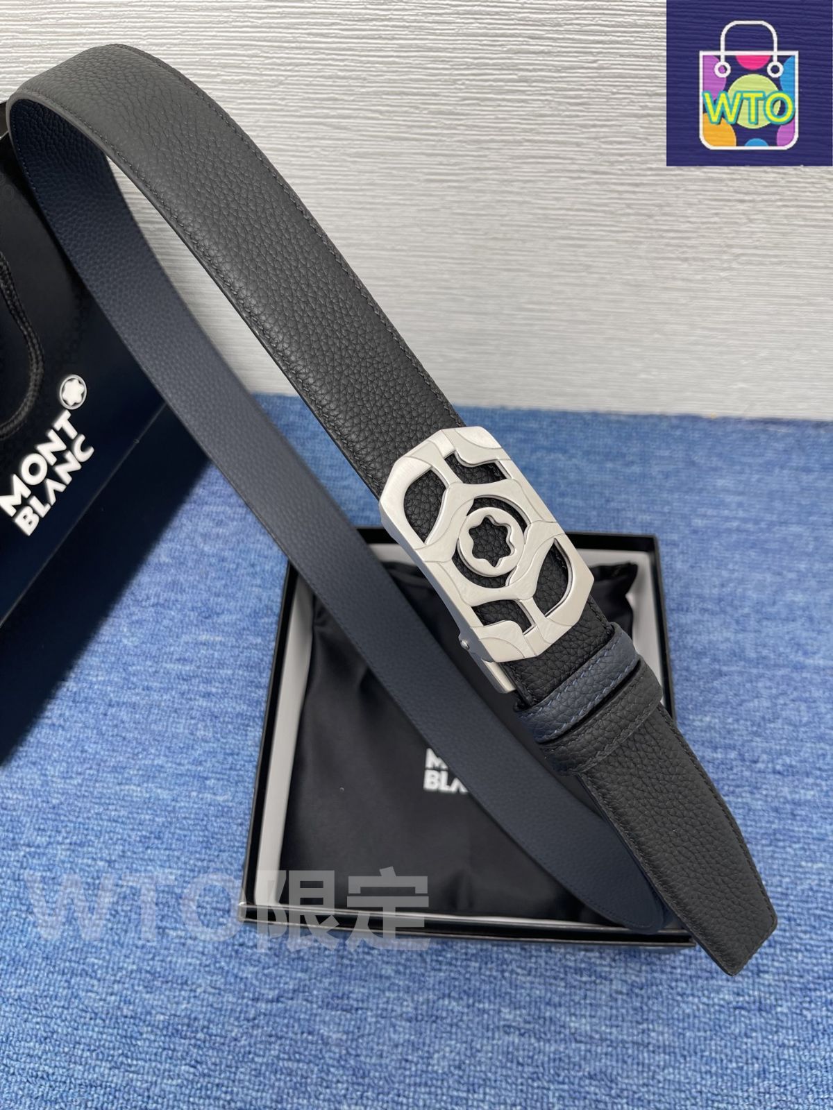 美品✨montblanc モンブラン　ベルト ウエスト93-113ｃｍ 今日WTO】Montblanc モンブラン レザーベルト-1-KXW93 - メルカリ