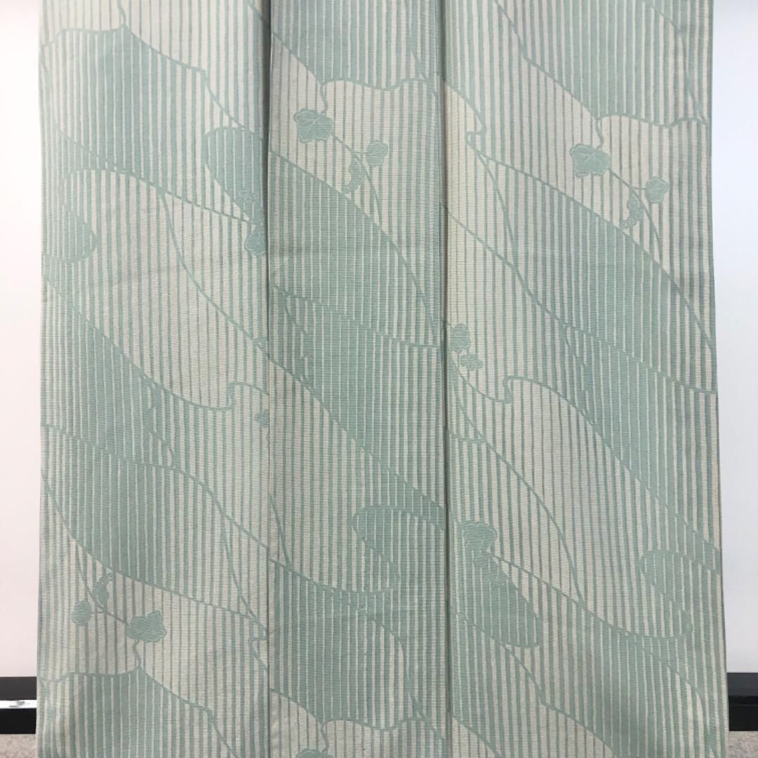 着物　小紋　麻の葉模様　トールサイズ 楽天市場】【中古】長尺 小紋 麻の葉の市松模様 カジュアル