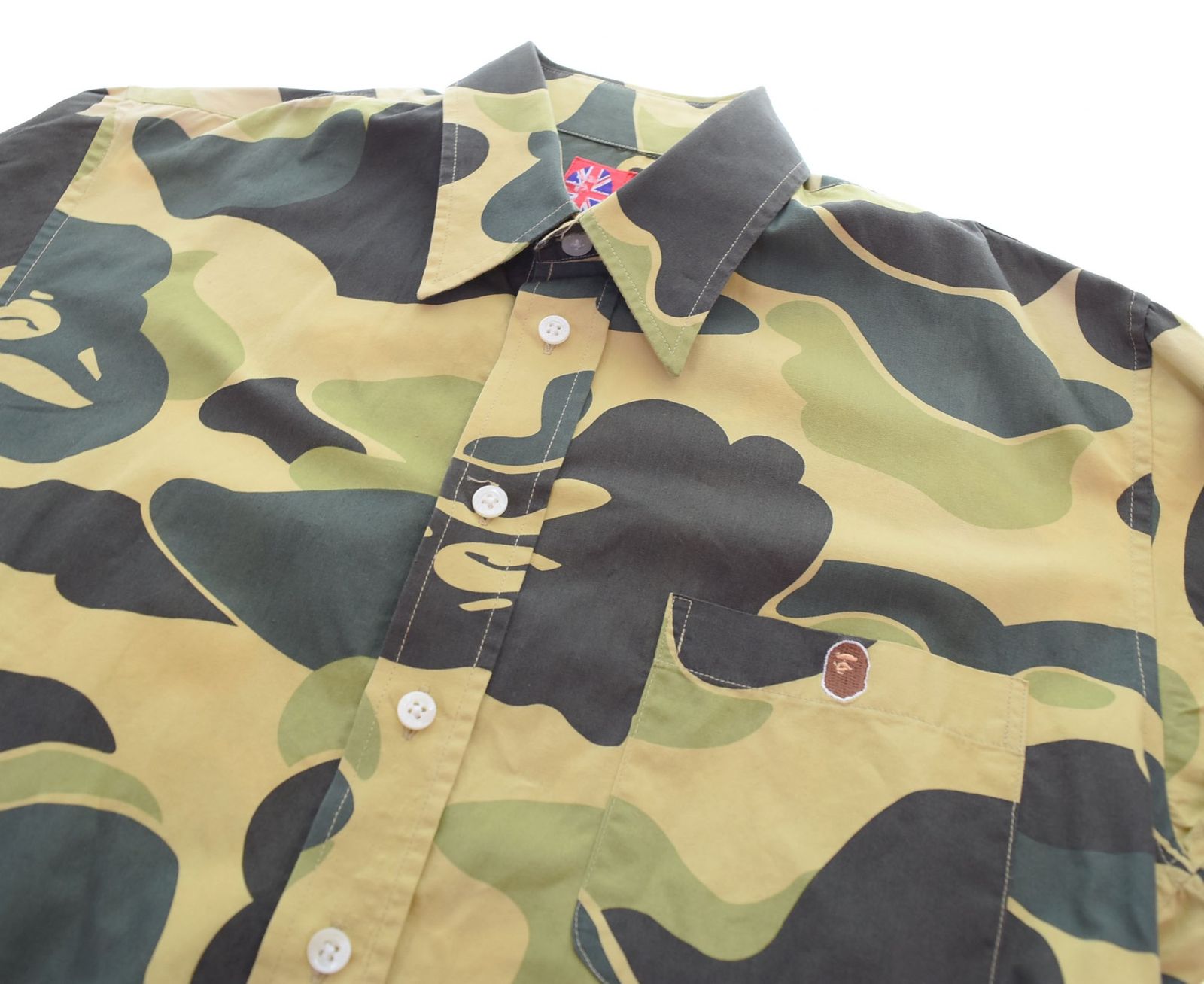 アベイシングエイプ A BATHING APE 猿カモフラ 迷彩柄 長袖