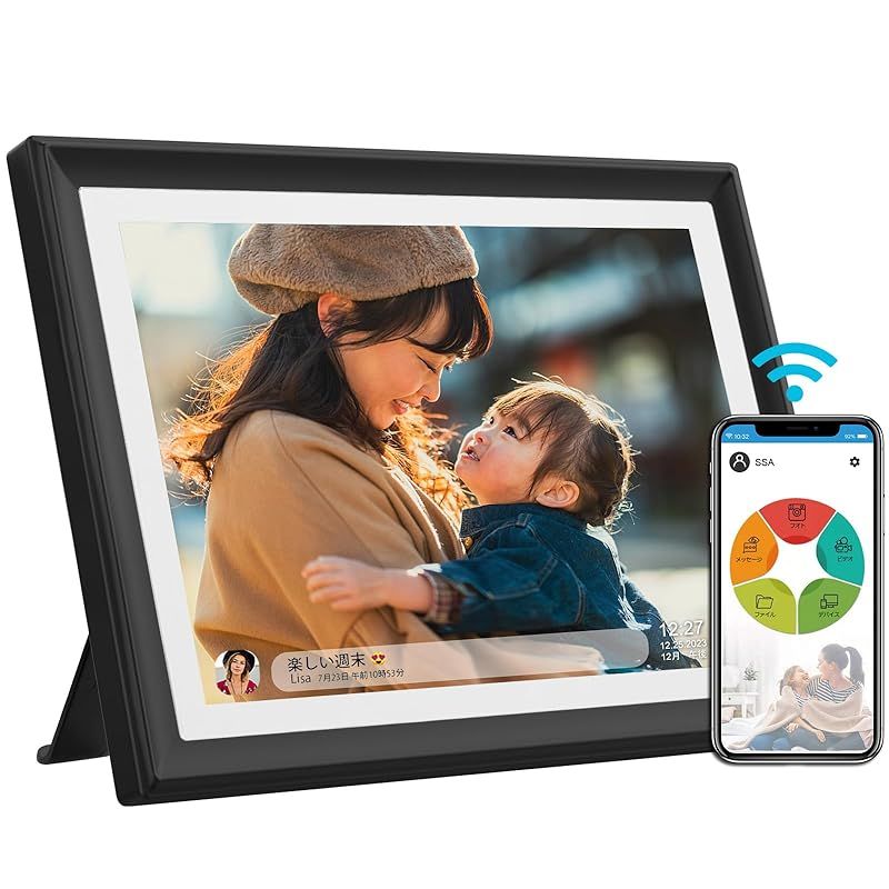 コダック KODAK 木製デジタルフォトフレーム 10インチ RCF-1012W 楽天