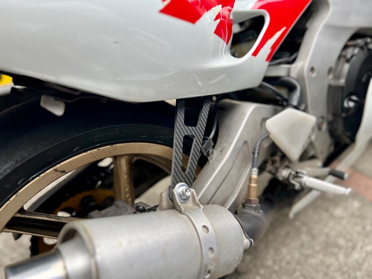 バイク カーボン サイレンサークランプ付き マフラー 検 cbr250rr mc22