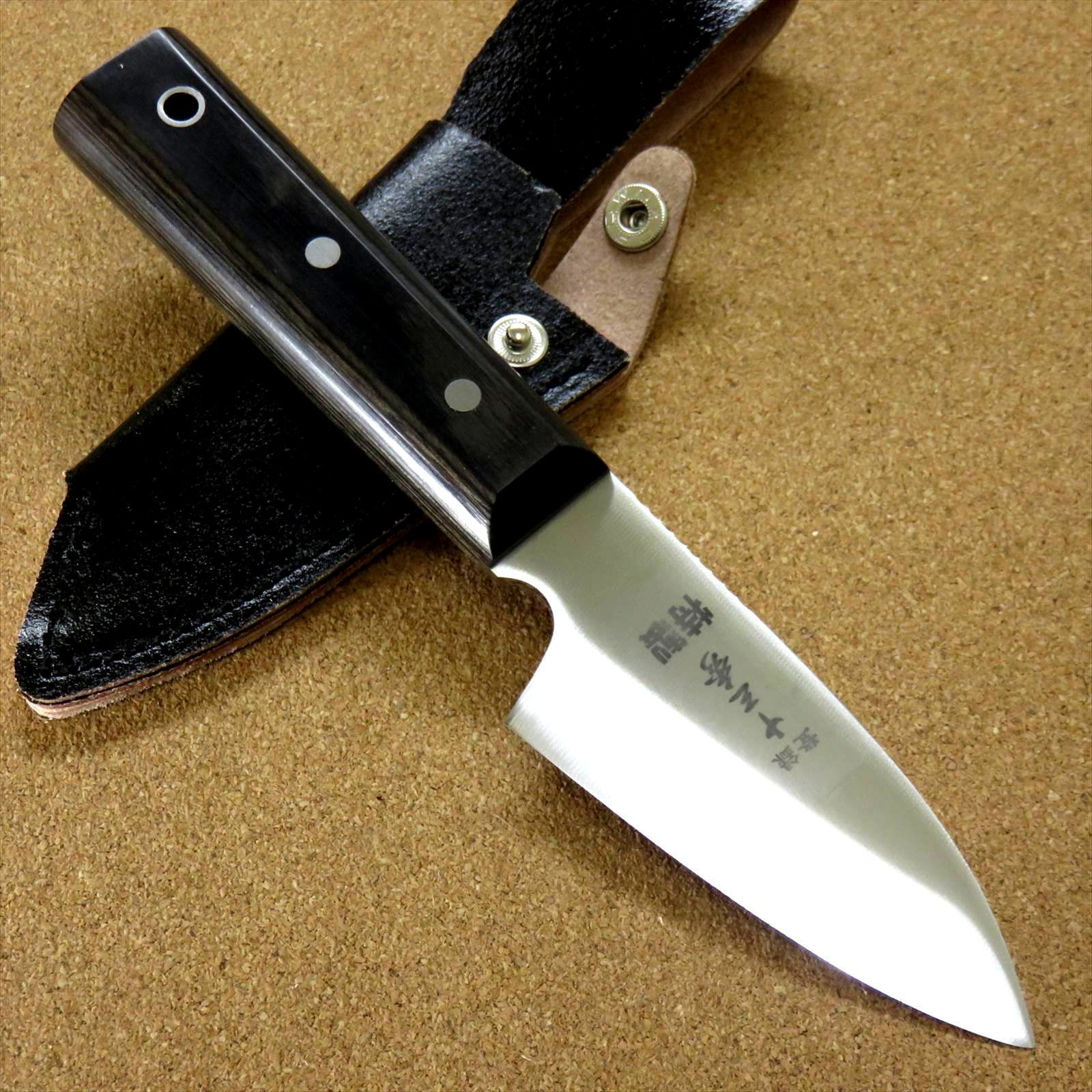 関の刃物 皮はぎ 165mm 正広 ハガネ 肉解体用 狩猟包丁 右利 片刃 プロ