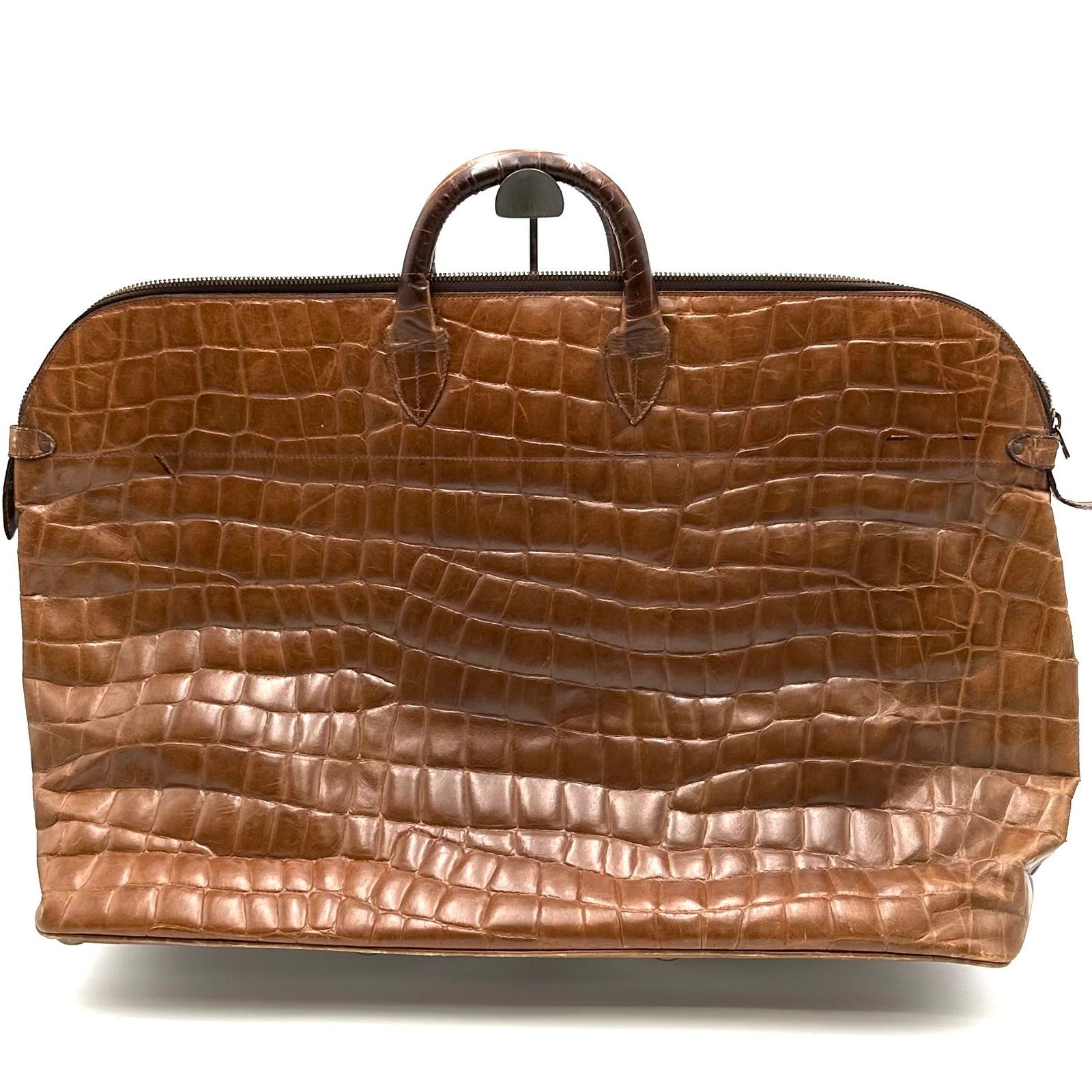 GIORGIO ARMANI／クロコ型押しバッグ 送料・代引手数料無料】◇【中古良品】 ジョルジオ アルマーニ