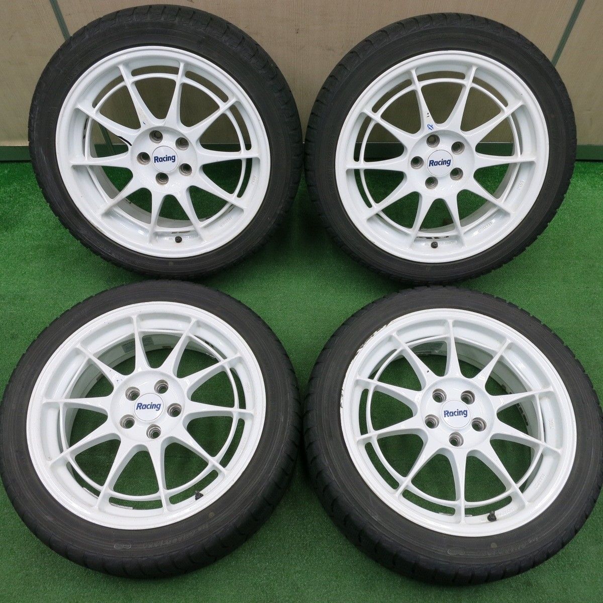 [送料無料] 4本価格86 BRZ 等 ENKEI Racing NT03 215/45R17 スタッドレス ヨコハマ アイスガード iG50 エンケイ レーシング 17インチ PCD100/5H4112704TNス