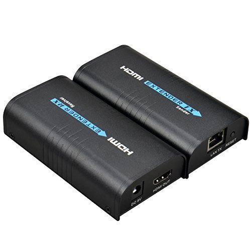 HSV373 送信器 + 受信機 Mirabox (ミラボックス) HDMIエクステンダー 120m TCP/IP利用 RJ45 カテゴリー5 カテゴリー5e カテゴリー6 カテゴリー6e UTP STP イーサネット LAN 交換器 ネットワーク対応 400