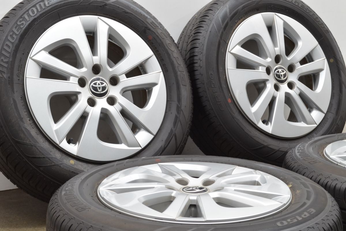 交換用に トヨタ 50 プリウス 純正 15in 6.5J 40 PCD100 ブリヂストン エコピア EP150 195 65R15 カローラツーリング スポーツ 流用
