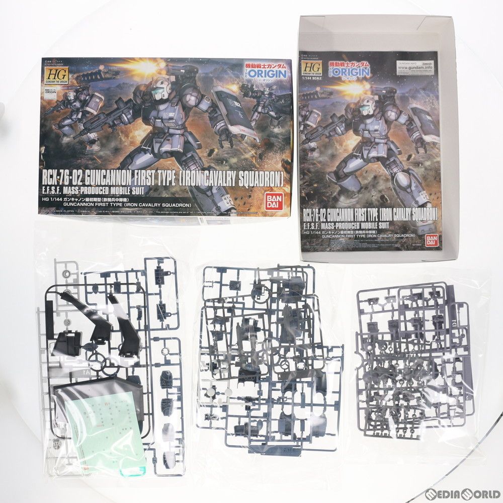 HG RCX-76-02 1&frasl;144 ガンキャノン THE 0 ガンキャノン最初期型 BANDAI ORIGIN ガンプラ 鉄騎兵中隊機 バンダイ | ガンキャノン機動試験型&frasl;火力試験型 (バンダイ) 機動戦士ガンダムTHE