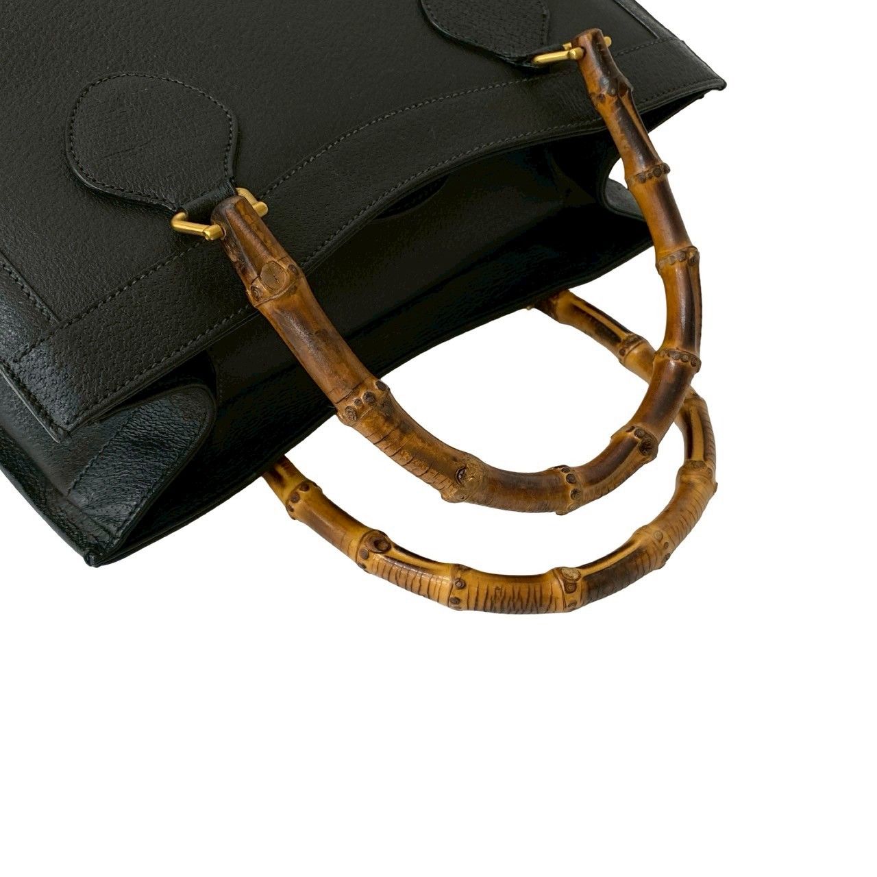 極 美品 希少品 GUCCI グッチ オールドグッチ ヴィンテージ バンブー 