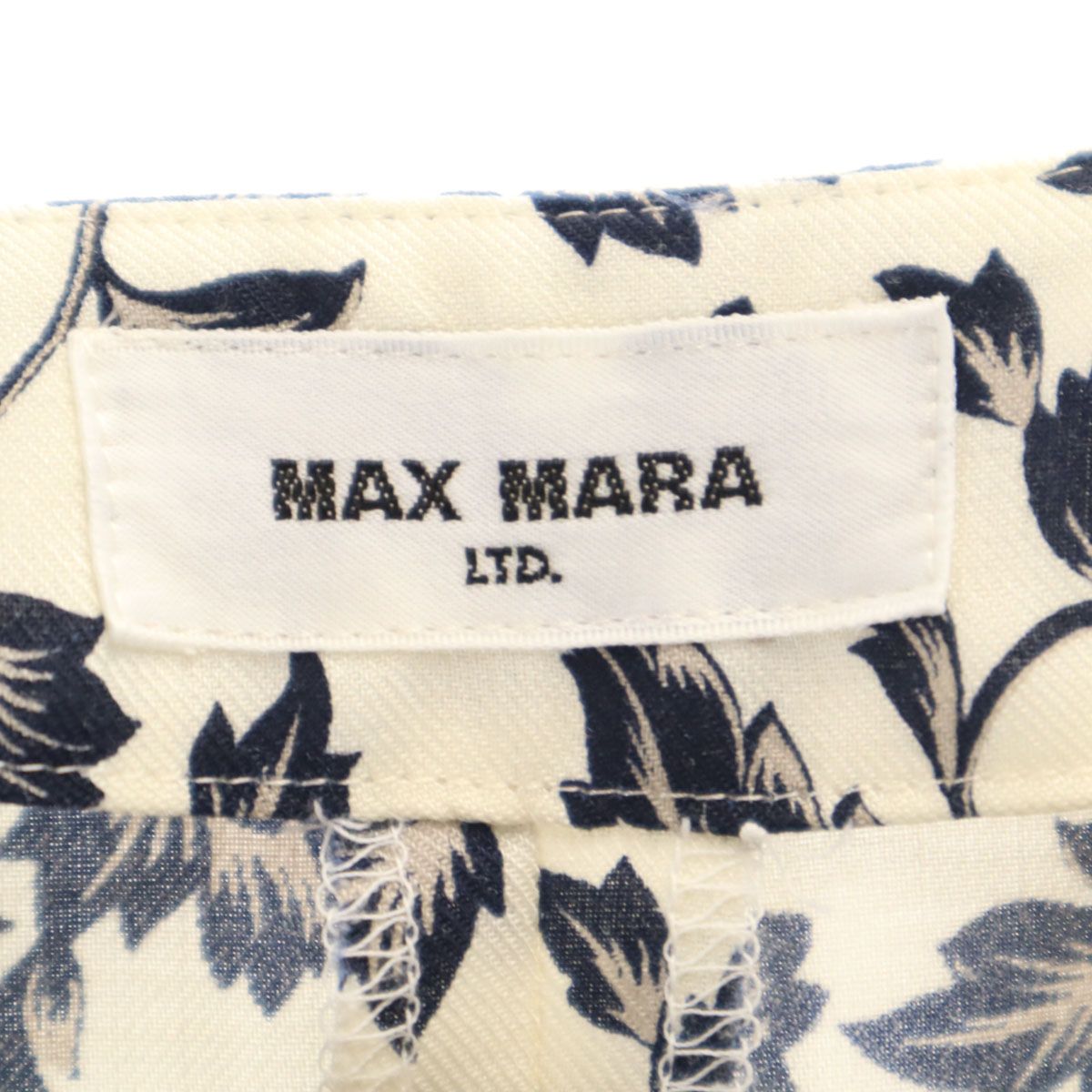 MAX MARA マックスマーラ 花柄 ペプラム ノーカラージャケット 9
