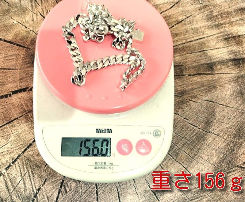 シルバーネックレス　★極太★　本場タイ生産★