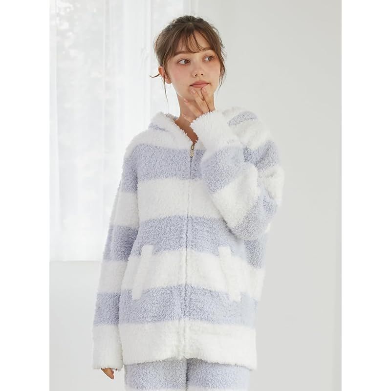 公式　ジェラート　ピケ　コラボ　2ボーダーフーディー　ブルー　完売品 gelato piqueコラボ 2ボーダーフーディー(BLU) | LOVOT ウェブストア