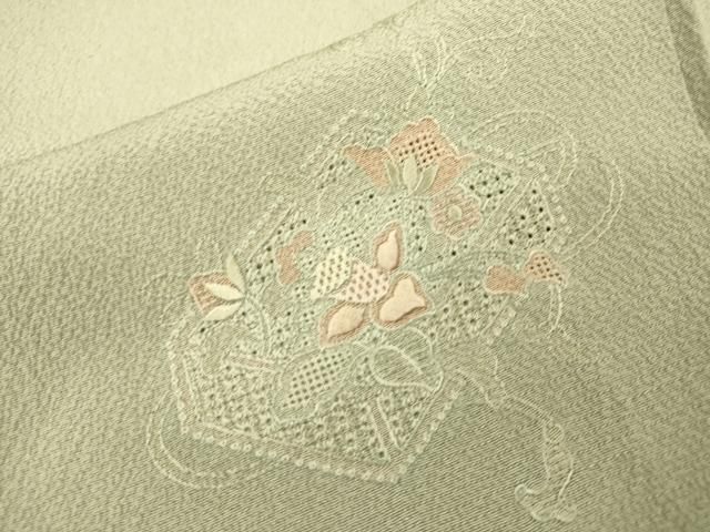 平和屋着物▽中国三大刺繍 スワトウ刺繍 汕頭刺繍 総刺繍 訪問着