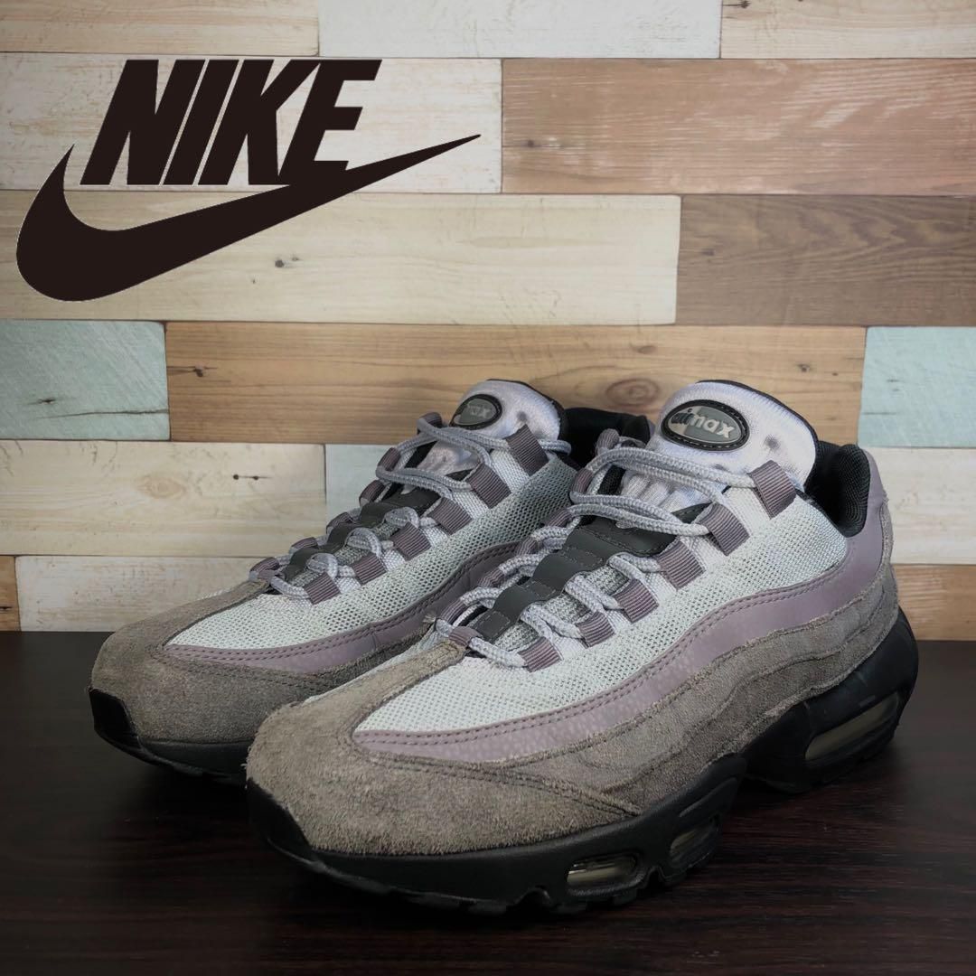 NIKE AIR MAX 95 ANTHRACITE ナイキ エアマックス95 オーセンティック ブラック グレー 26.5cm U07595  AT9865-008 - メルカリ