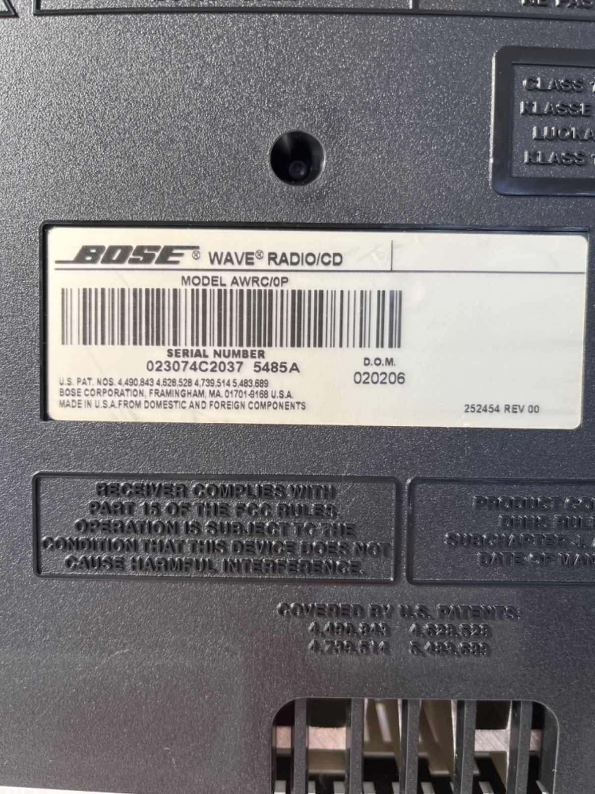 BOSE Wave Radio CD AWRC OP リモコン 台座付 565- - その他