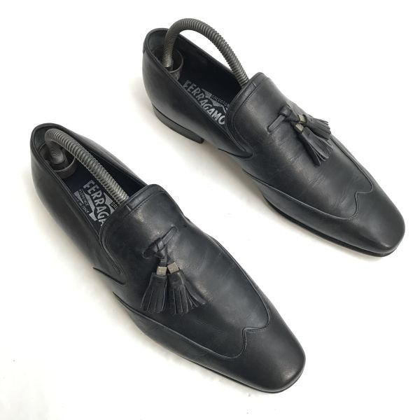 Salvatore Ferragamo/フェラガモ☆本革/タッセル/ウイングチップ
