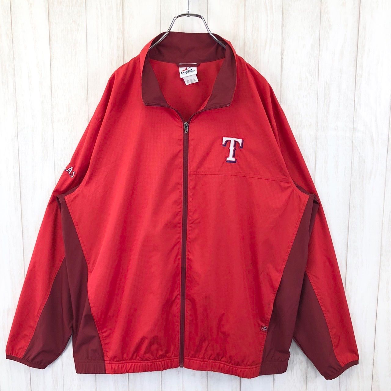 Majestic マジェスティック MLB テキサス レンジャース TEXAS RANGERS