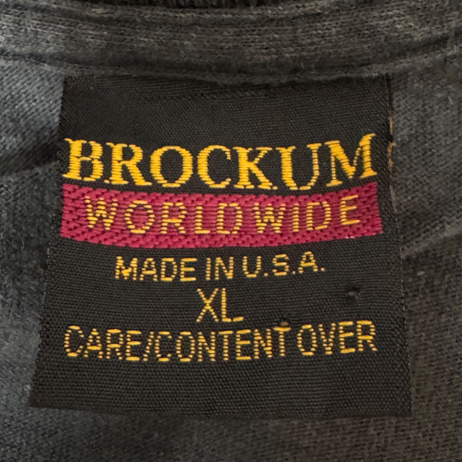 PINKFLOYD BROCKUMタグ/Lサイズ 希少 PINK FLOYD ピンクフロイド Tシャツ シングルステッチ USA