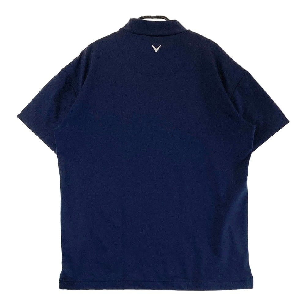 サイズ：L CALLAWAY キャロウェイ モックネック 半袖Tシャツ