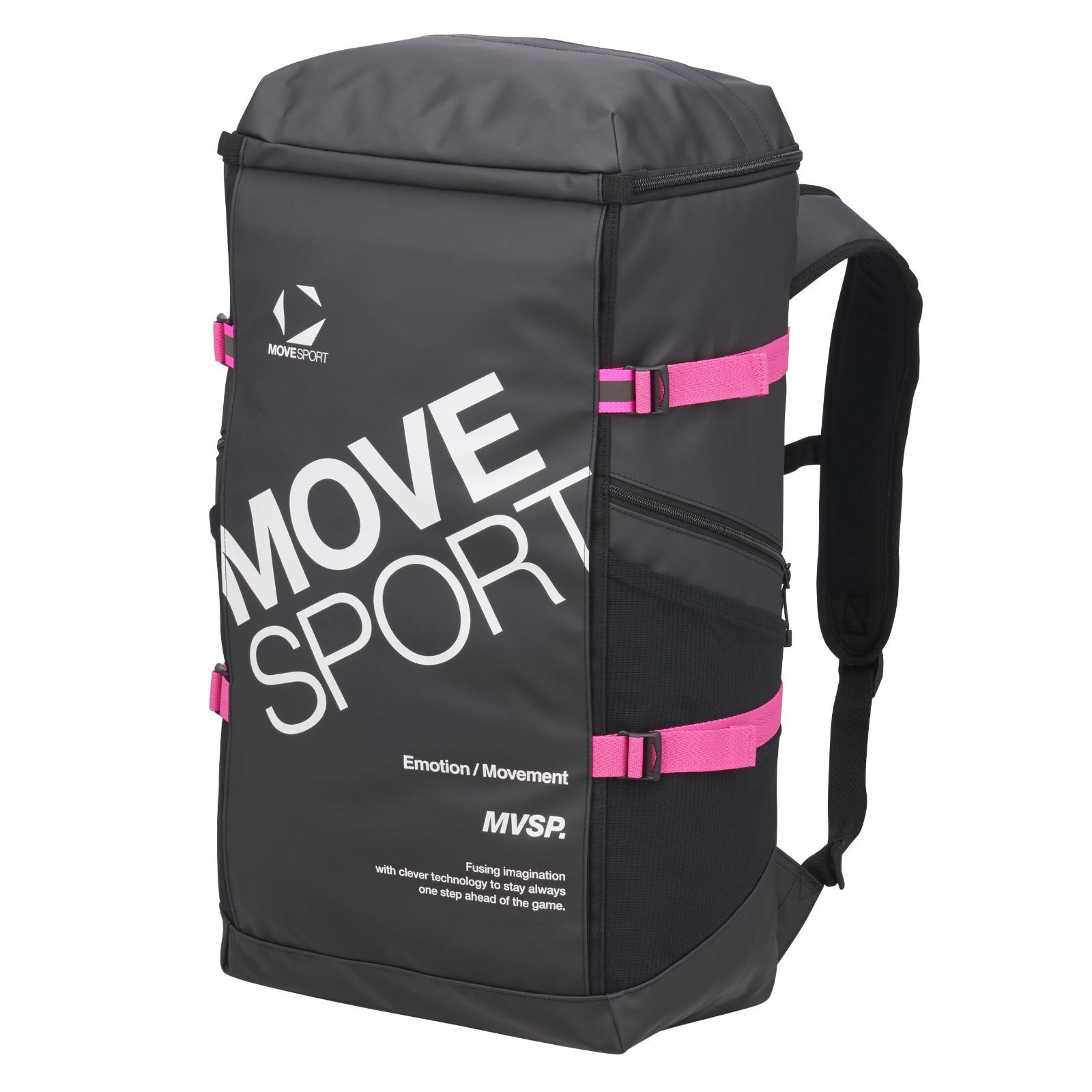 デサント ムーブスポーツ バックパック リュックサック EC モデルレインカバー付きあり PCポケット 再帰反射 40L 通勤 通学 部活