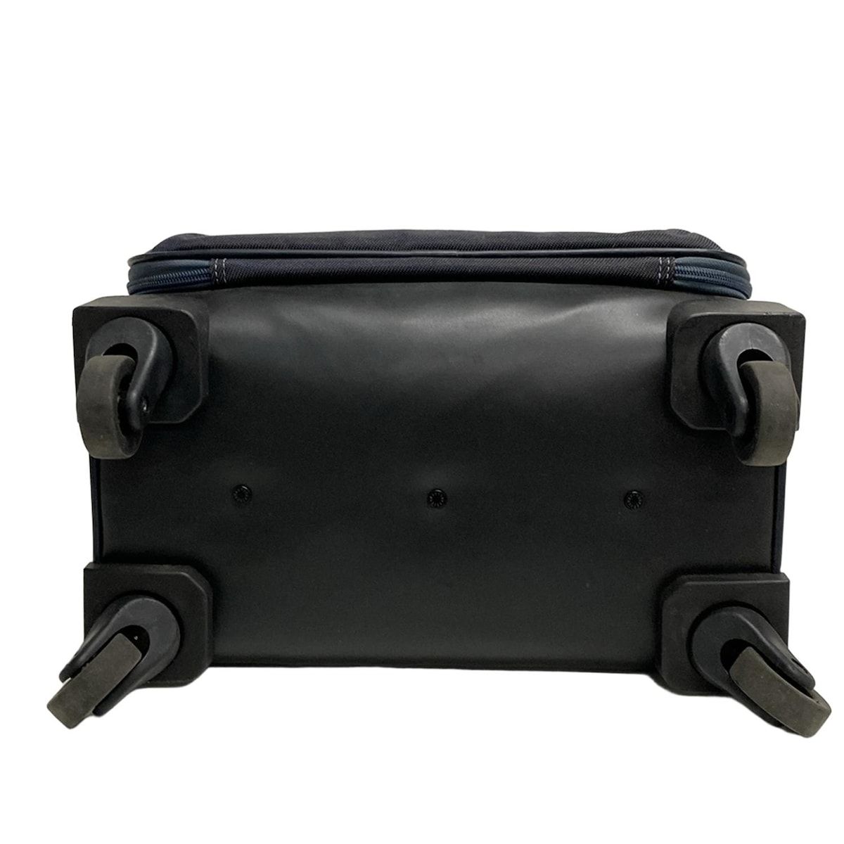 PELLE BORSA ペレボルサ キャリーバッグ - ネイビー×ブルーグリーン×黒 TSAなし 本体ダイヤルロックなし レザー KARIMZIABAT_FR