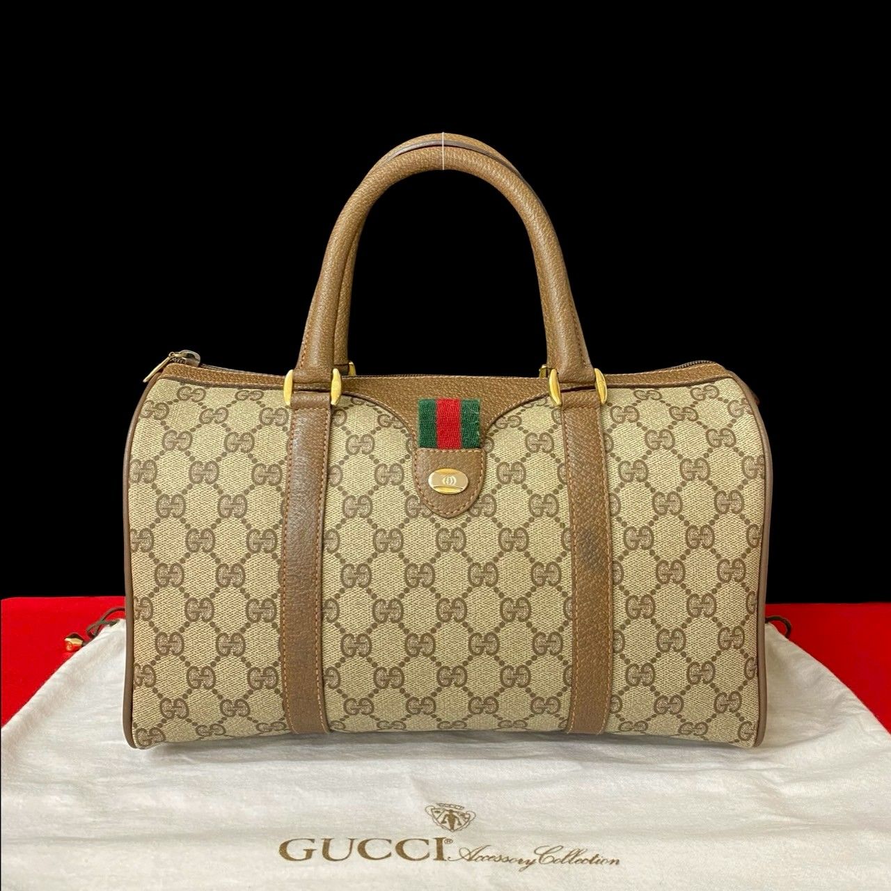 極 美品 袋付 GUCCI グッチ オールドグッチ ヴィンテージ