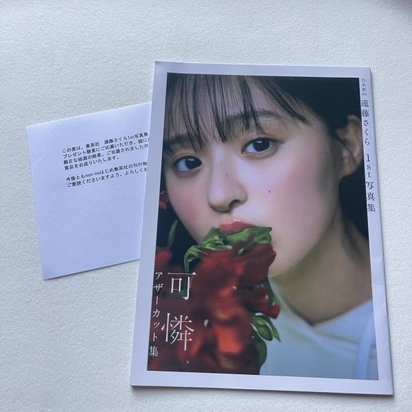 乃木坂46 遠藤さくら 1st写真集 『可憐』 アザーカット ミニ