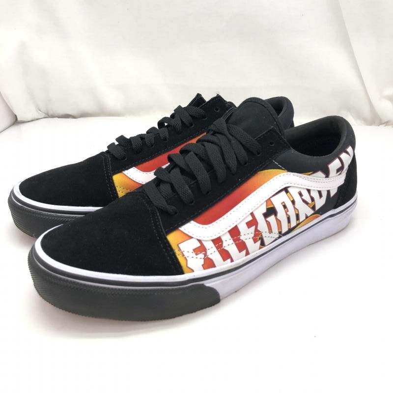 【中古】ELLEGARDEN × Vans Old Skool Black/Flame サイズ27.5cm V36CF ELLE ヴァンズ[91]