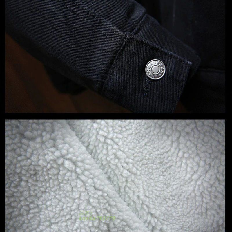 デニムジャケット ウール 無地 カジュアル アメカジ 全4フGジャン スマート アウター メンズ Gジャケット シック ビッグシルエット シンプル 防寒 kni4a793779 KANDAIZUMI_COM