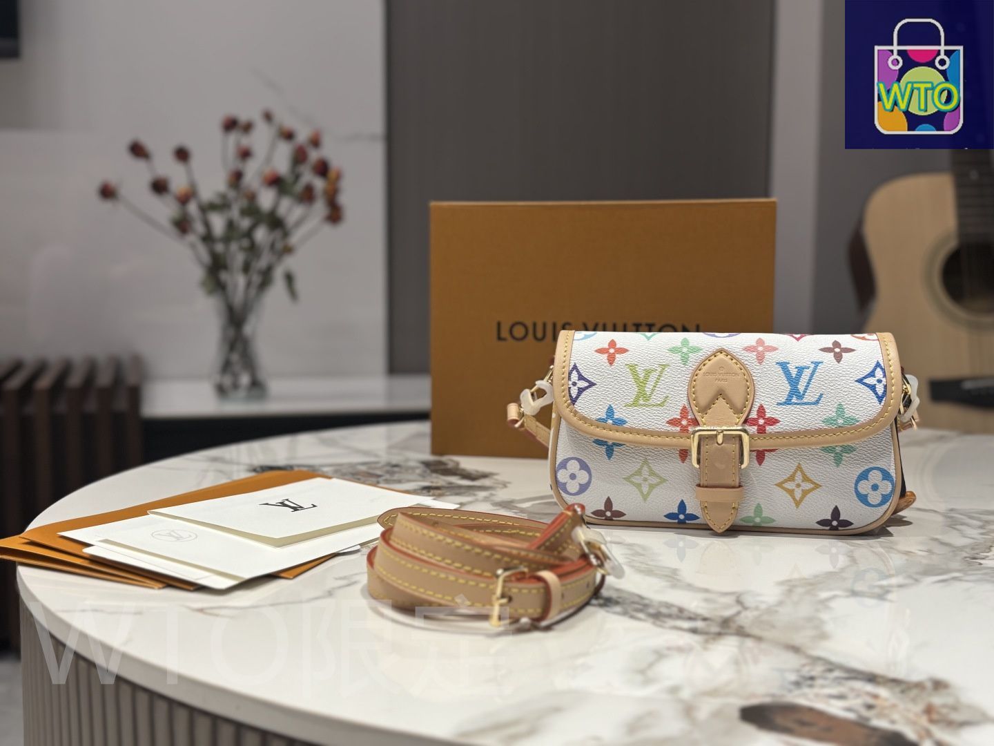 今日特価】LV×Takashi Murakami 2025 White Multicolor Diane