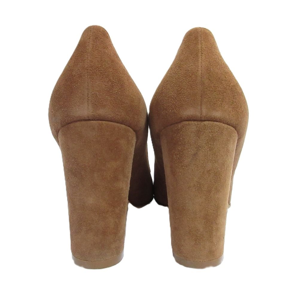 さらに  MANOLO BLAHNIK マノロブラニク ハイヒール アーモンドトゥ スエード パンプス 36 23cm相当 ブラウン レディース 古着