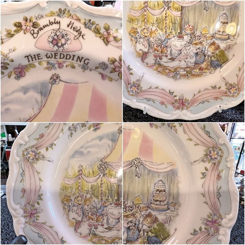 ロイヤルドルトン Royal Doulton ブランブリーヘッジ 21cm brambly hedge ウエディング 飾り皿プレート 廃盤品 結婚式  アンティーク ME0224-2 - メルカリ