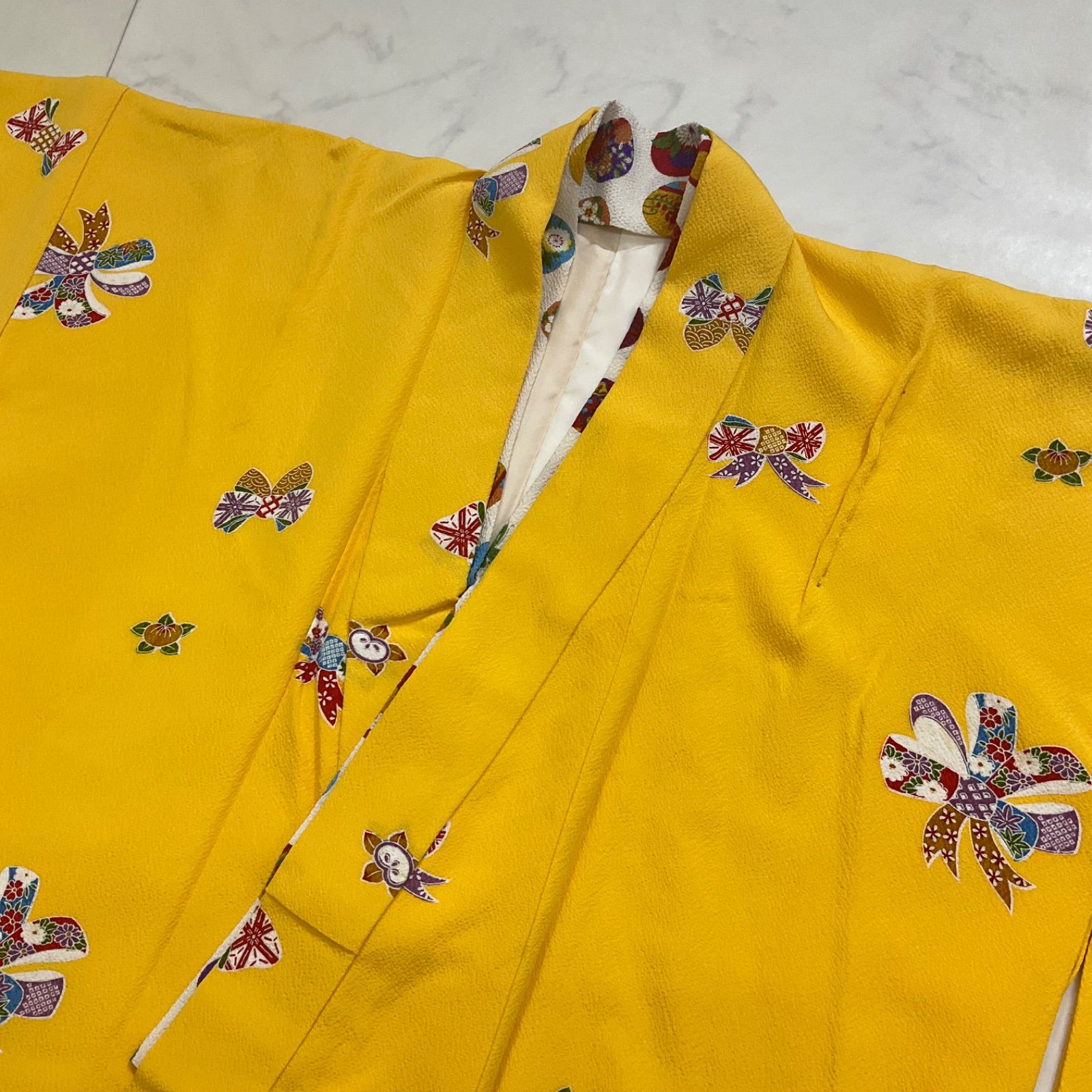 季節・年中行事 ◇kimono+one◇美品◇7歳用◇子供着物◇最高級友禅