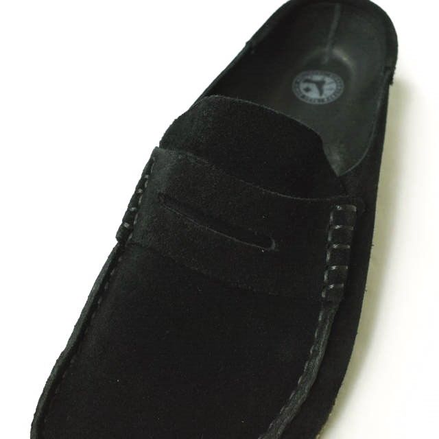 BIRKENSTOCK ビルケンシュトック NAPLES ネープルス ハーフクロッグ 41(26.5cm) BLACK スエード ローファー サンダル  レギュラー幅 シューズ g19461 - メルカリ