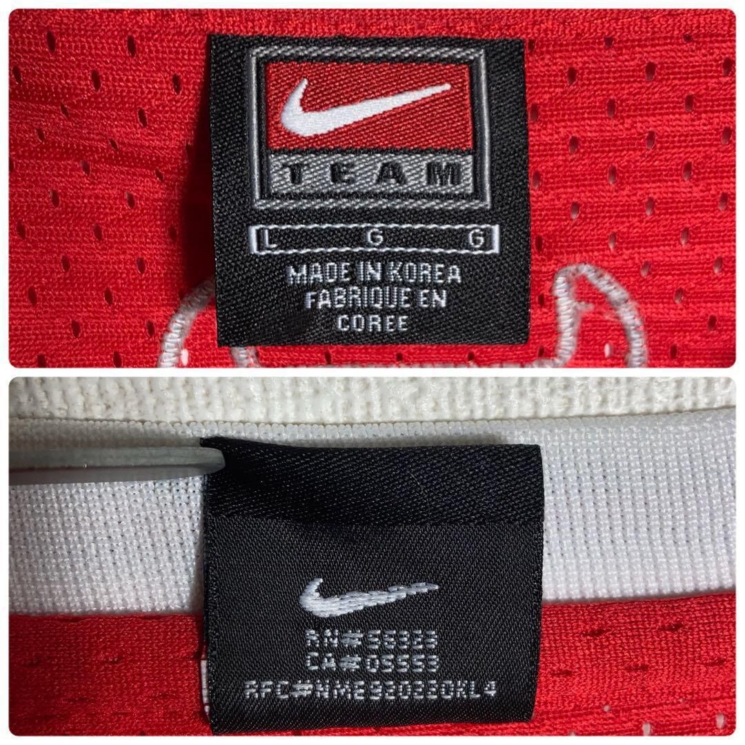 90s NIKE ゲームシャツ BULLS ジョーダン NBA タンクトップ L