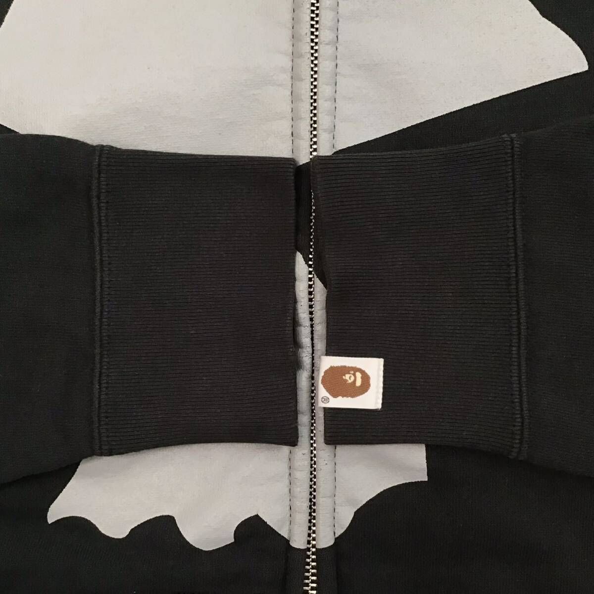 A Bathing Ape フルジップパーカー MAD FACE ブラック M