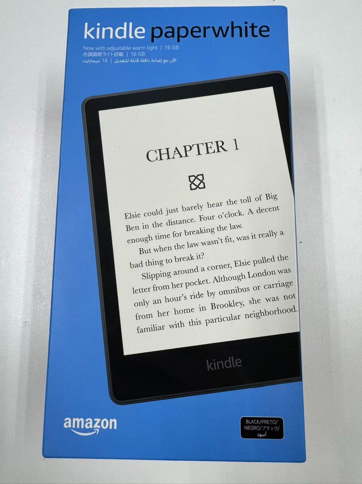 Kindle Paperwhite 16GB 6.8インチディスプレイ 色調調節ライト搭載 ブラック
