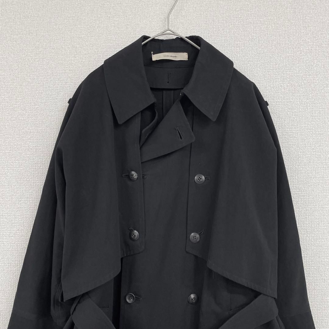 suzuki takayuki リネン トレンチコート ウール インナー付き suzuki takayuki スズキタカユキ trench coat [nude]