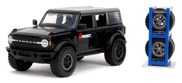 新品 JADA TOYS 1/24 2012 フォード ブロンコ ブラック/ロゴ 完成品ダイキャストミニカー JADA34185 [佐川急便]