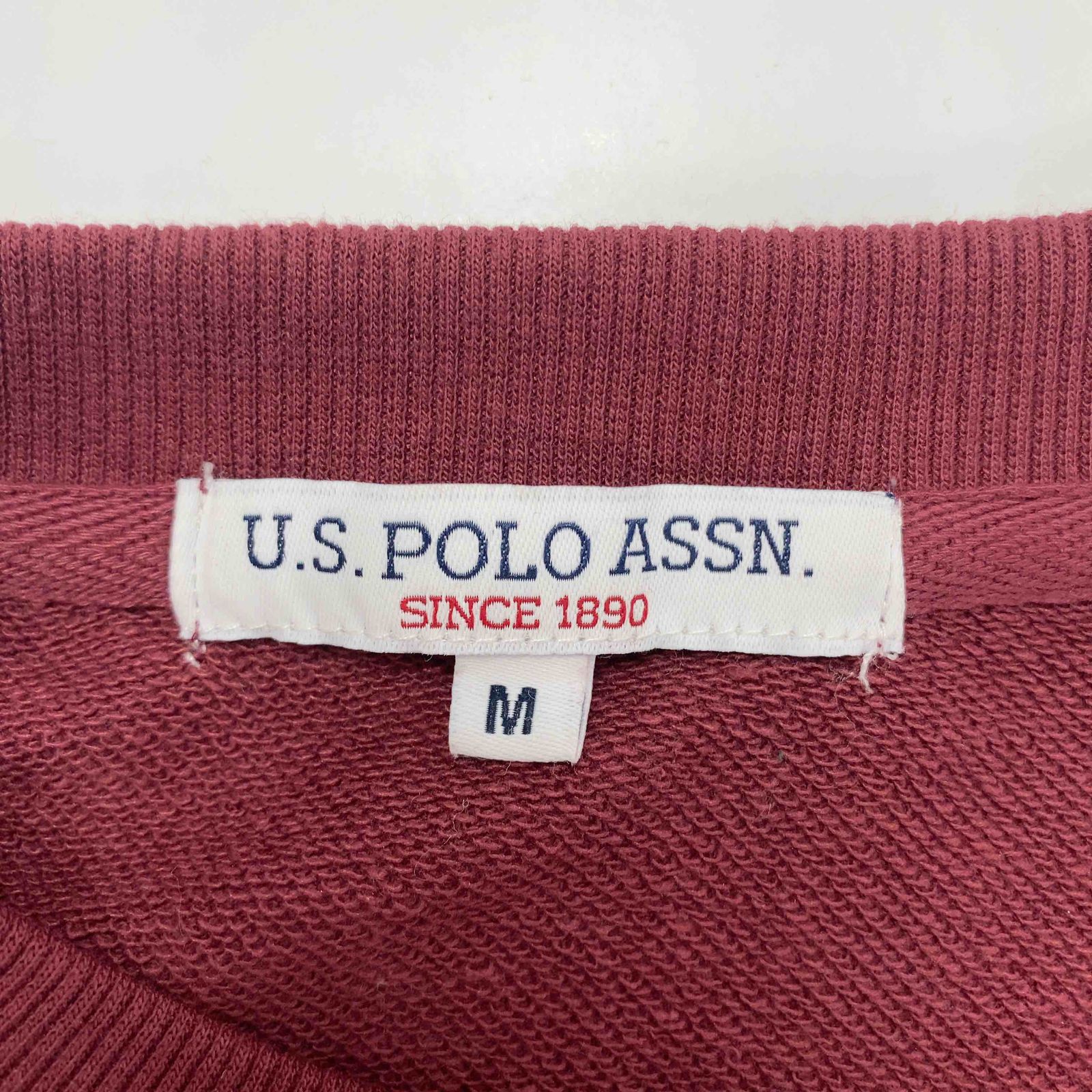 U.S.POLO ASSN. ユーエスポロアッスン メンズ Tシャツ（長袖）ワインレッド tk