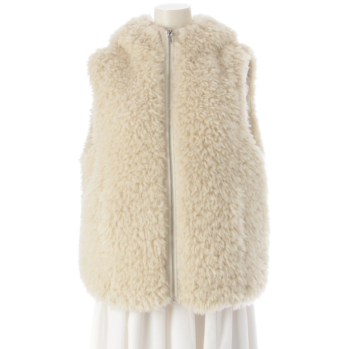 threedots スリードッツ　エコペルファーリバーシブルベスト threedots スリードッツ エコペルファーリバーシブルベスト - メルカリ