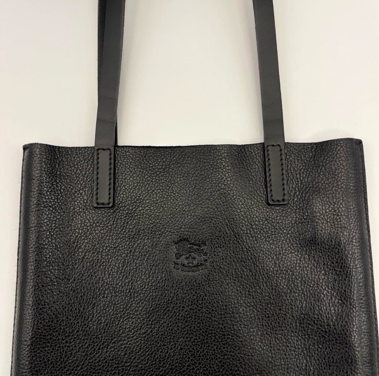 ✨美品 IL BISONTE 本革レザートートバッグ ブラック ミニサイズ 