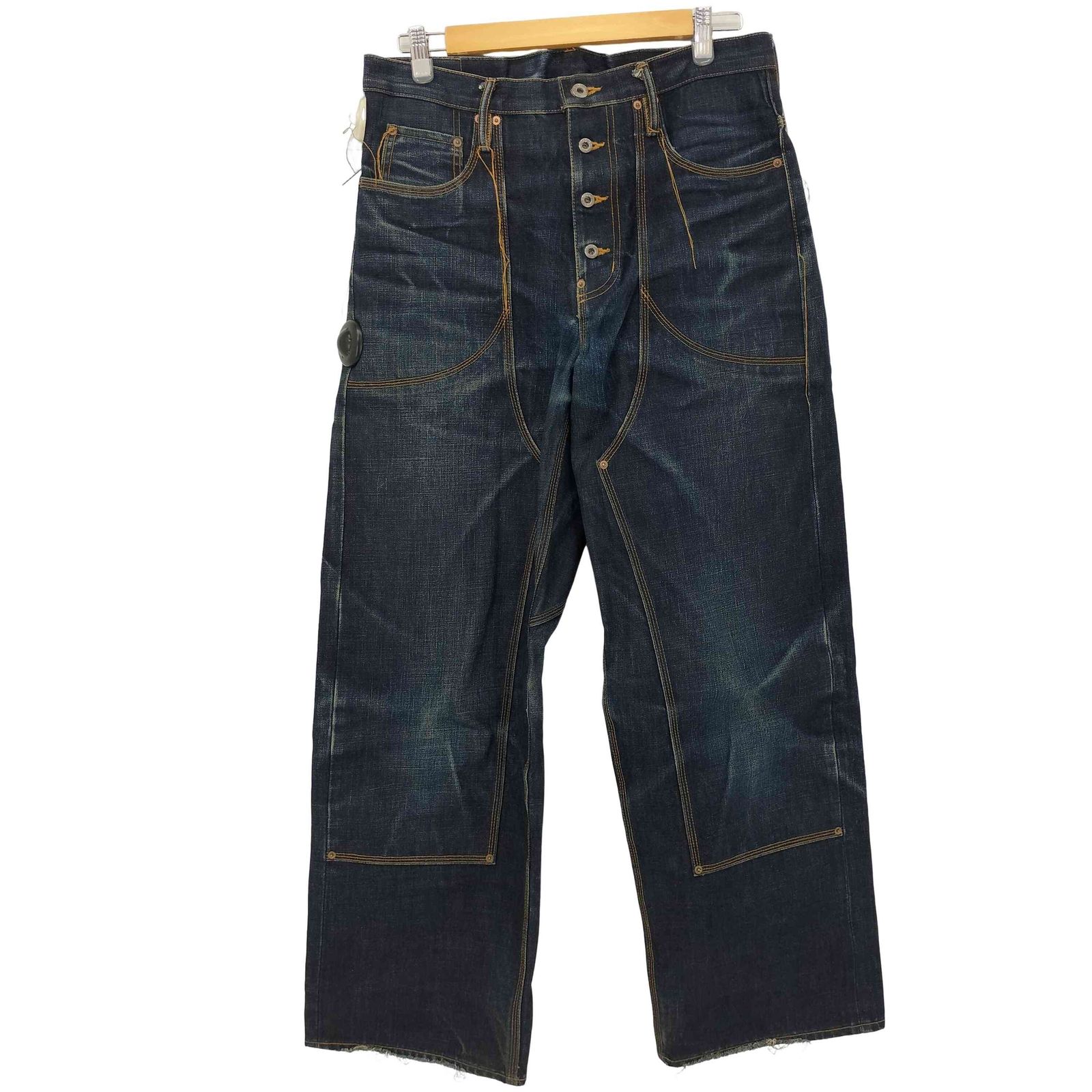シュガーヒル SUGARHILL 21AW LOOSE THREAD DOUBLE KNEE DENIM シュガーヒル SUGARHILL 21AW LOOSE THREAD DOUBLE KNEE DENIM